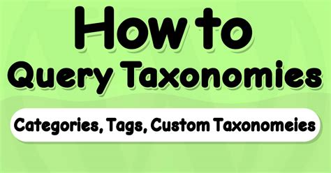 wordpress query taxonomy.
